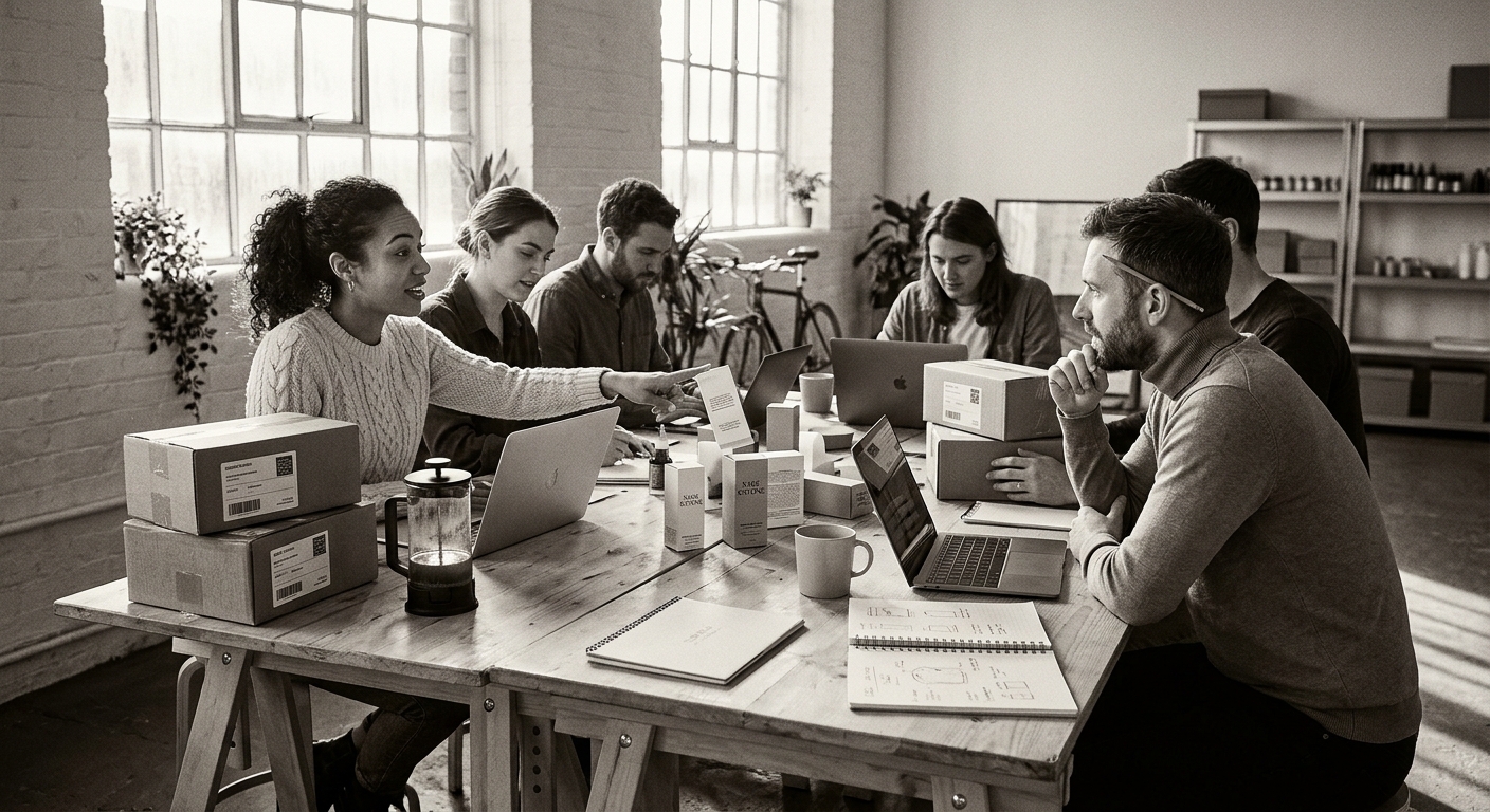 Members of The Work Initiative working together